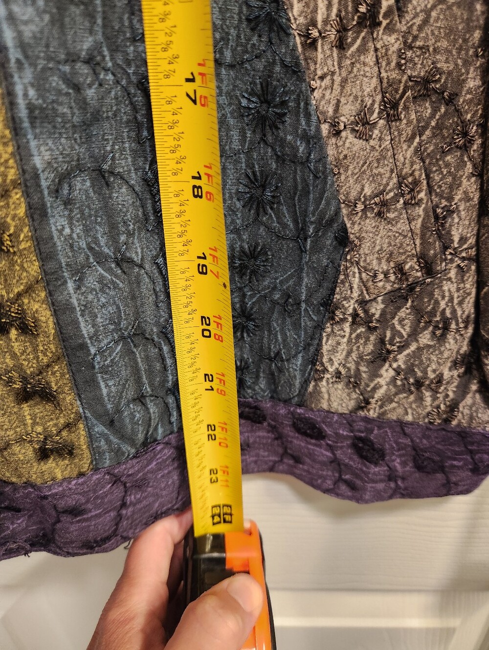 Women's Multicolor Patchwork Pattern Jacket - Picture 6 of 7